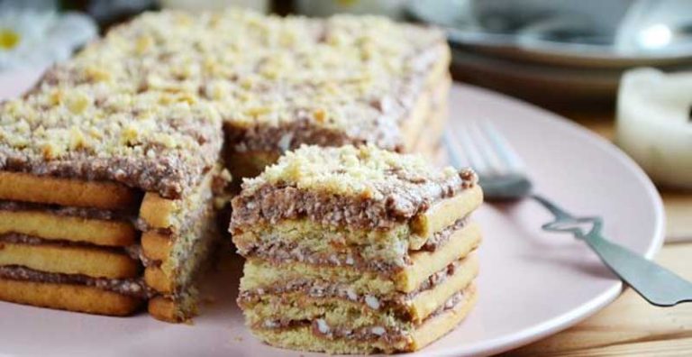 Prăjitură genială de biscuiți – gata în 30 de minute