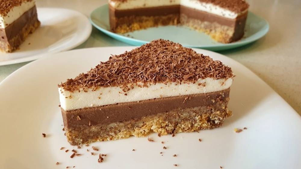 Tort cu cafea și ciocolată. Fără coacere