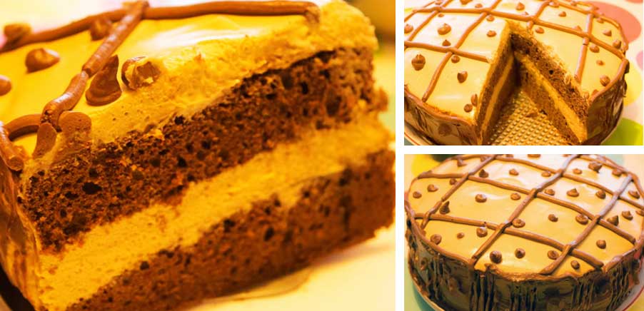 Tort cu cremă de cafea - așa tort să tot faci. Delicios și foarte ușor de făcut