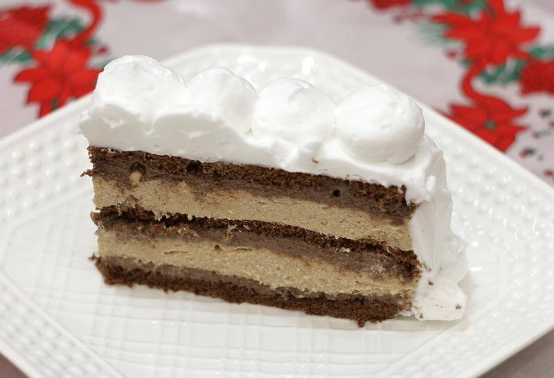 Tort cu cremă de ciocolată și lapte. Un tort preparat în casă