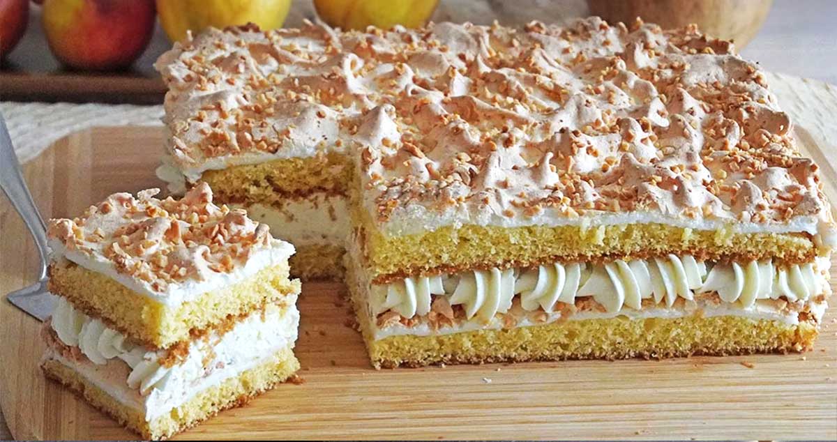 Tort norvegian cu bezea: Cel mai bun tort din lume! Nu o să regretați dacă îl veți face!