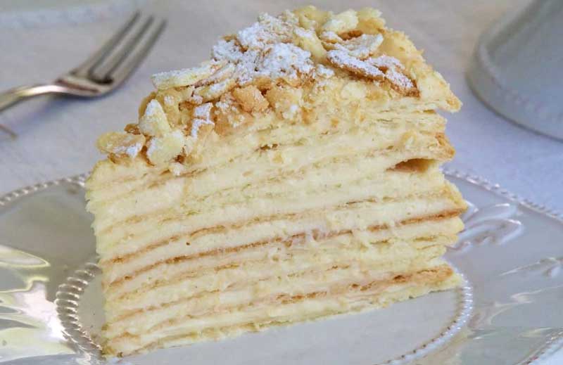 Tort Napoleon - rețetă de post