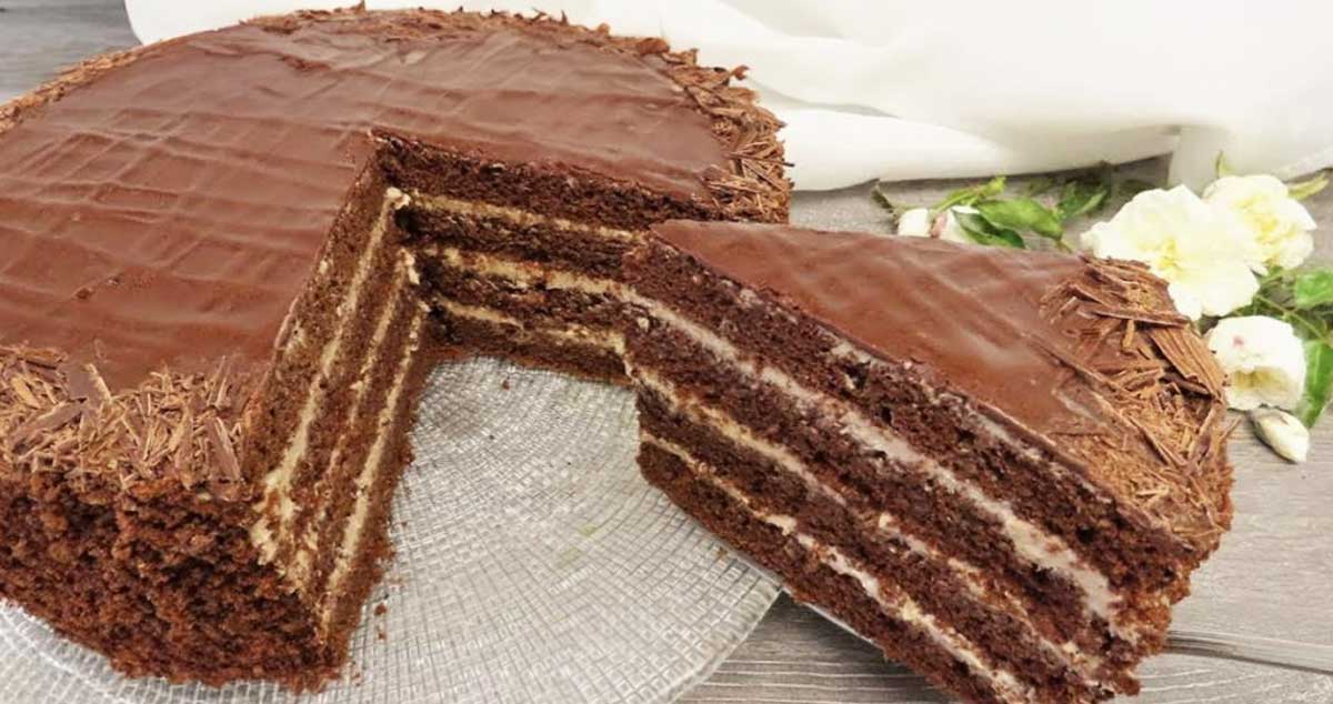 Tort de ciocolată cu cea mai bună cremă