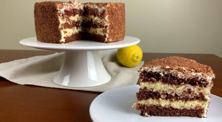 Tort cu ciocolată și cremă de fructe - Desert DE POST