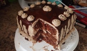 Tort de vanilie și nuci