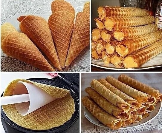 Vafele copilăriei: Rețeta clasică de rulouri crocante cu cremă de albuș – exact ca la mama acasă