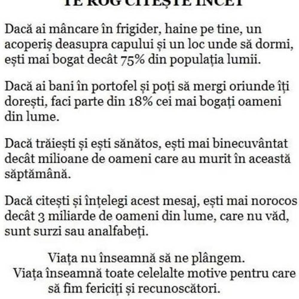 Te rog citește încet