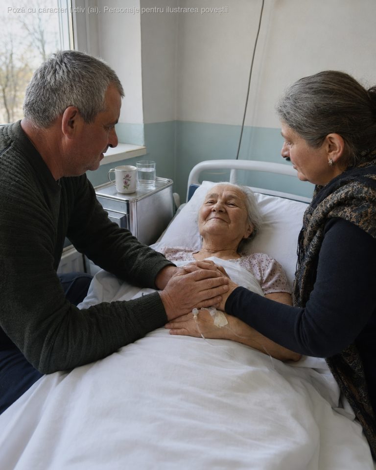 8 ani nu mi-am mai vorbit cu sora mea — dintr-o ceartă pe o casă, pe niște pământ, nici nu mai țin minte. Ne-am atins mâinile abia deasupra patului de spital în care mama noastră trăgea să moară…
