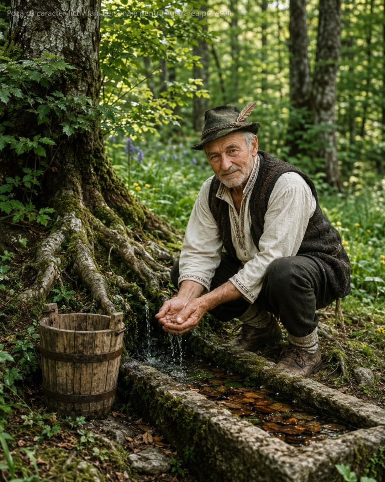 Aveam 19 ani când i-am cerut să-mi dea să beau din cofa ei, la izvorul din marginea satului — acum, după 58 de ani, m-am dus înapoi și apa curgea singură, pentru nimeni…