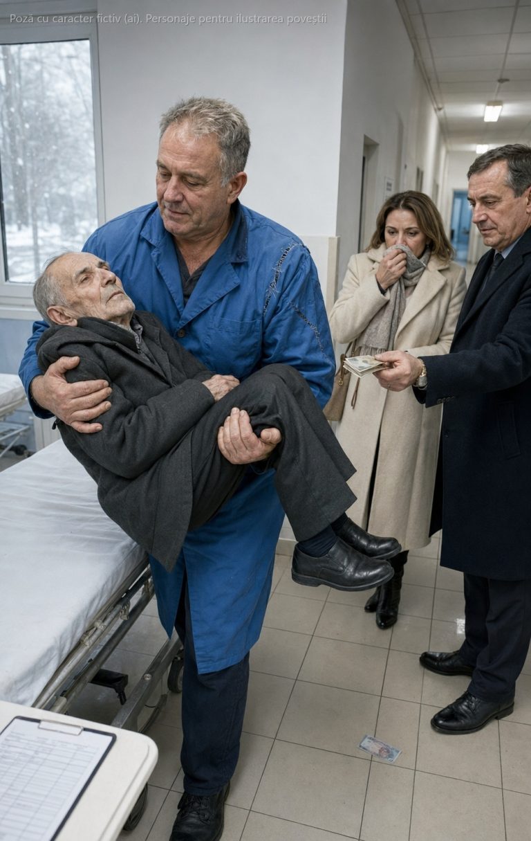 Copiii bine îmbrăcați ai bătrânului mi-au întins bani să mă ocup eu de „partea murdară", că lor le era scârbă să-l atingă. Am refuzat banii, l-am luat în brațe pe omul care-i crescuse pe ei… și le-am spus trei vorbe după care s-au uitat toți în podea.