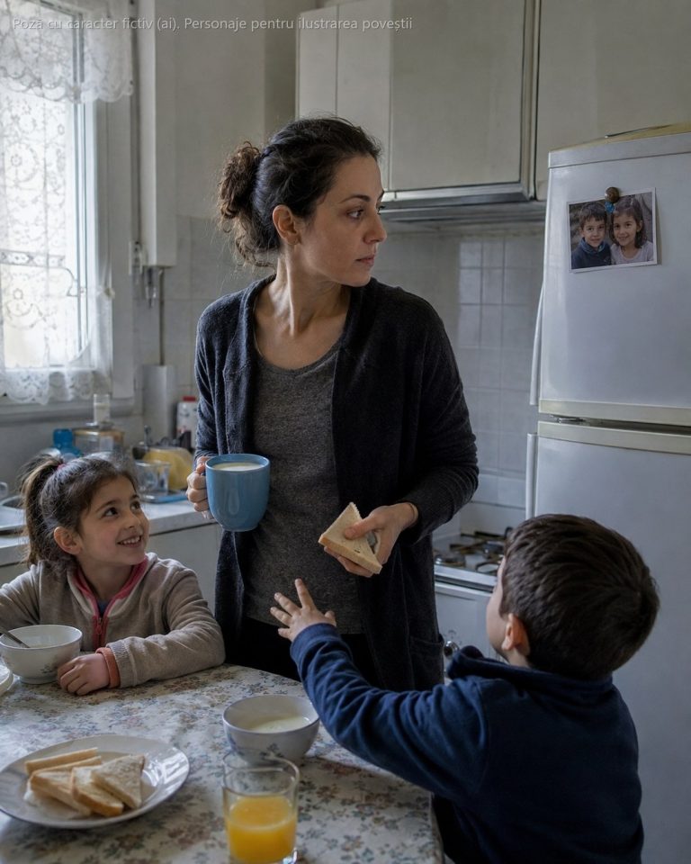 Cresc de 4 ani copiii unei familii din Verona — îi trezesc, îi îmbrac, îi duc la școală — și primesc 1100 de euro ca să fiu mama altora. Dar ai mei, la 2500 de kilometri, au învățat să-mi zică „mamă" unei poze de pe frigider…