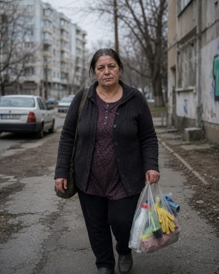 Fiul meu de 17 ani le spunea colegilor că lucrez „la o firmă". Firma eram eu, singură, cu găleata și mopul, la 5 dimineața pe scări de bloc străine…