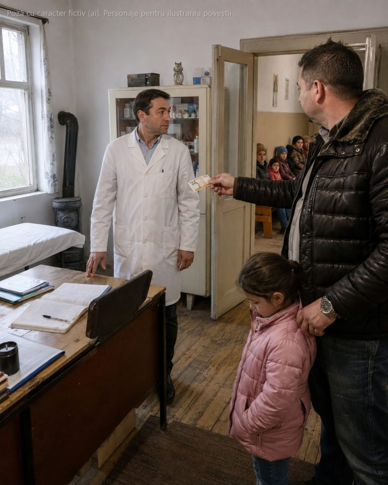 Fostul coleg care-mi zicea în școală „tocilarul cu pantofii rupți" a intrat în cabinetul meu cu euro în pumn, să-i dau fetiței lui rețeta peste rând. Nu m-a recunoscut. Eu, da — și tot ce i-am spus l-a făcut să lase banii pe jos și să iasă cu spatele…