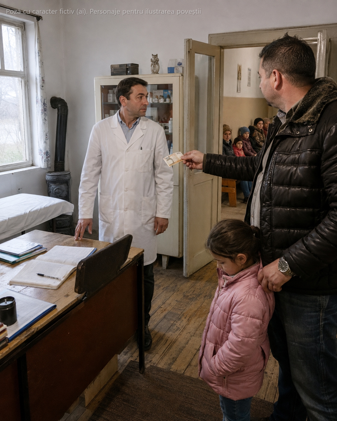 Fostul coleg care-mi zicea în școală „tocilarul cu pantofii rupți" a intrat în cabinetul meu cu euro în pumn, să-i dau fetiței lui rețeta peste rând. Nu m-a recunoscut. Eu, da — și tot ce i-am spus l-a făcut să lase banii pe jos și să iasă cu spatele…