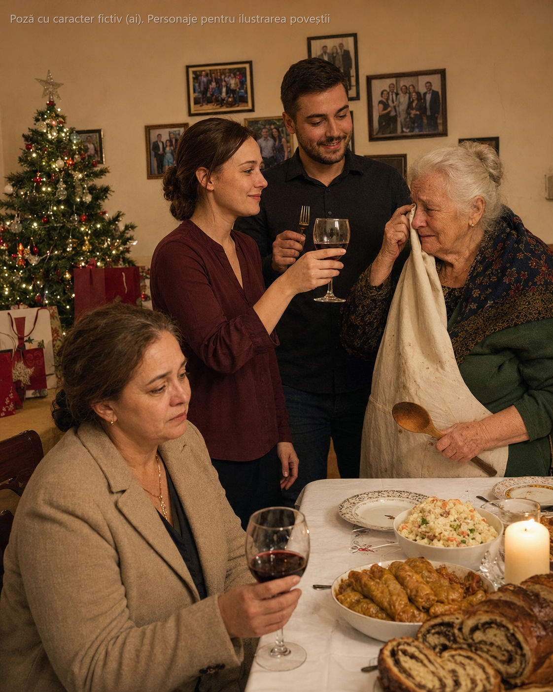 M-am întors din Italia după 15 ani, cu bani și cadouri, convinsă că-mi iau fata înapoi — dar de Crăciun, la masă, când a ridicat paharul, i-a spus „mama" femeii de lângă ea, soacra mea, iar pe mine m-a strigat pe nume…