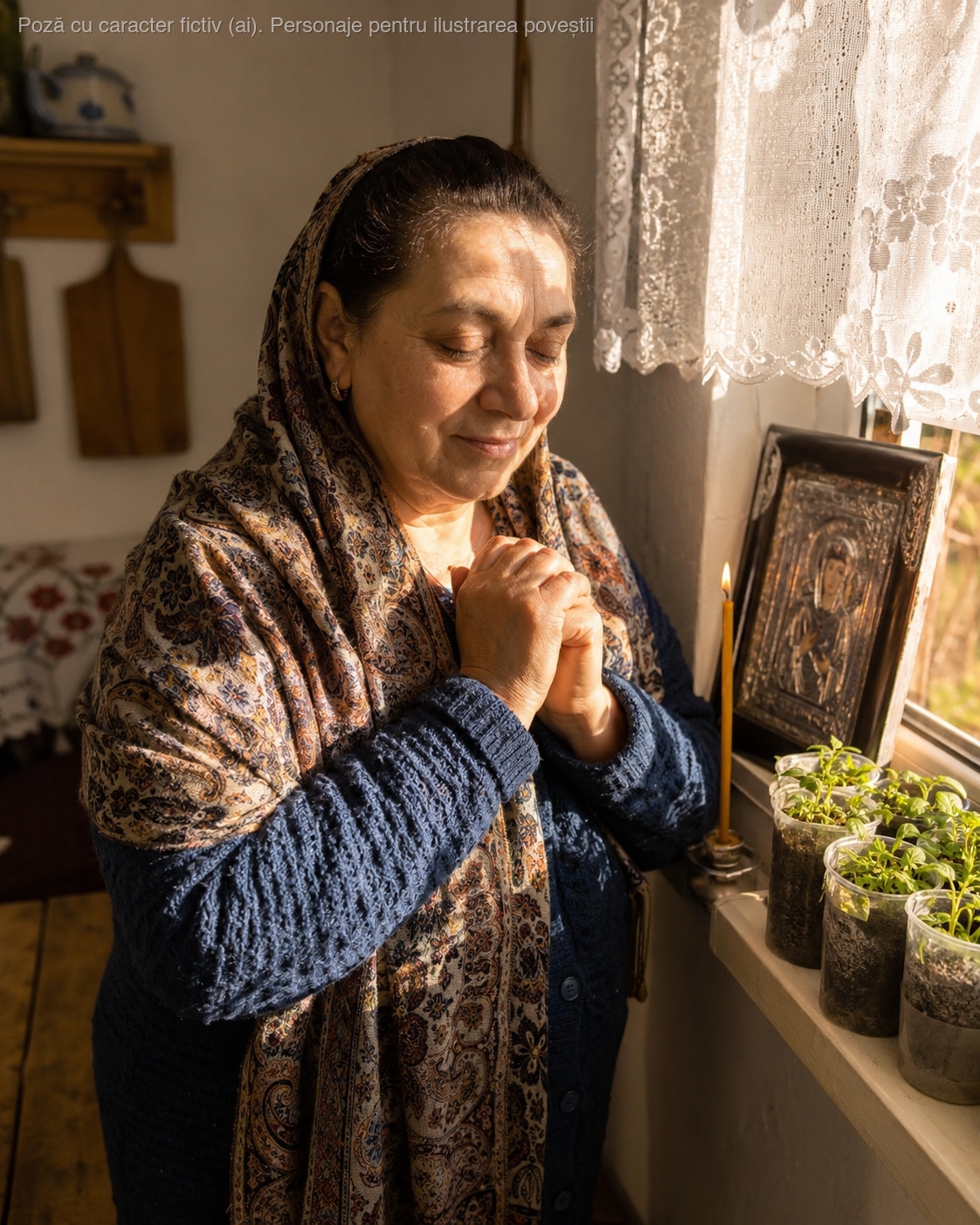 Plângi de ani de zile în bucătărie, noaptea, ca să nu te audă nimeni, și ți se pare că nu te ascultă nimeni acolo sus… Dar lacrimile acelea nu s-au pierdut, ci au fost strânse și puse deoparte pentru o zi pe care încă n-o vezi.