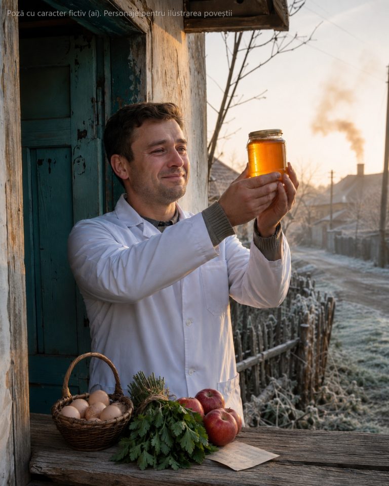 Am refuzat banii bătrânului care venise cu pensia numărată în batistă — iar a doua zi am găsit pe pervazul cabinetului un borcan de miere și un bilet mâzgălit. Așa a început ceva ce m-a făcut să înțeleg de ce m-am întors în satul ăsta…