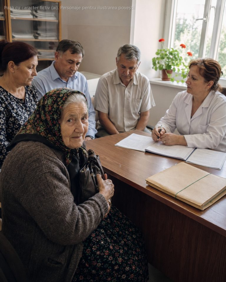 Cei trei copii ai bătrânei mi-au pus pe masă un plic gros ca să scriu că mama lor „nu mai e în toate mințile" și să-i poată lua casa. Am chemat-o pe doamna Aurica înăuntru, i-am pus o singură întrebare… și mâinile lor au început să tremure.