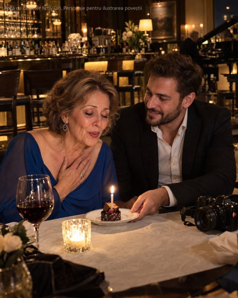 La 59 de ani, de ziua mea, niciunul dintre copii nu și-a amintit — așa că mi-am pus rochia albastră a soțului meu mort și am plecat singură la un bar de hotel. Când m-am trezit dimineața, bărbatul cu 30 de ani mai tânăr dispăruse, iar lângă pat am găsit ceva care mi-a înghețat mâinile…