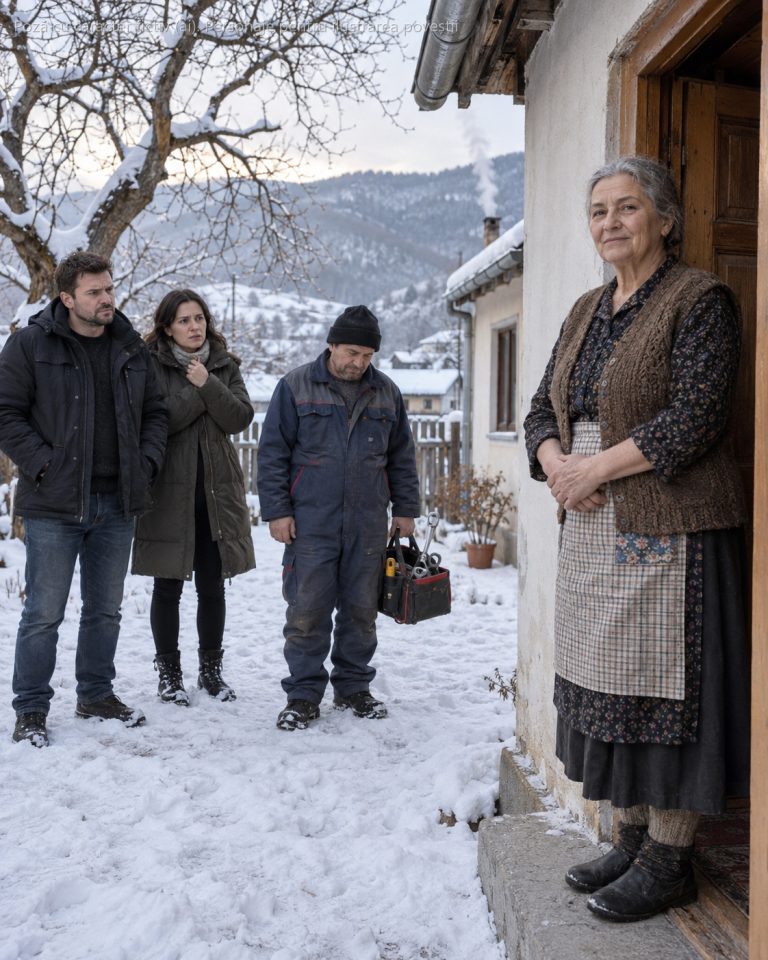 La 63 de ani, copiii mei m-au uitat la masa de Crăciun — am aflat din pozele de pe internet. Așa că mi-am luat singură un cadou: o casă la munte. Trei săptămâni mai târziu au apărut cu un lăcătuș să mi-o ia pentru fratele lor. Nu știau că lângă mine stăteau deja avocatul și un prieten cu legitimație…