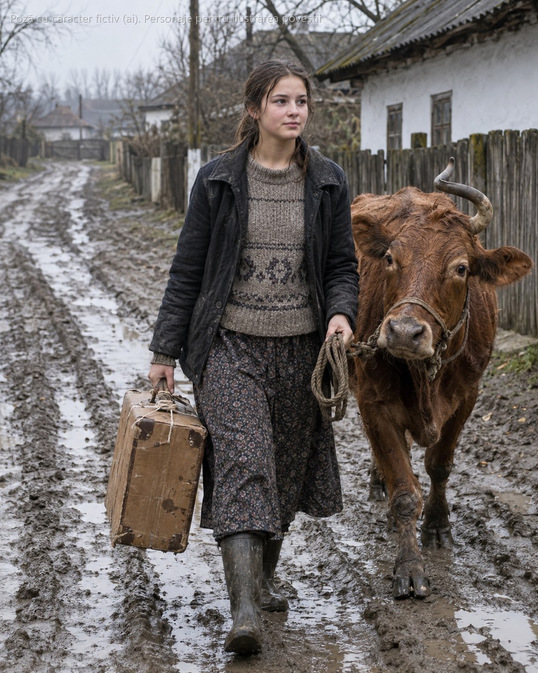 Aveam 15 ani și tocmai îmi îngropasem mama, când tatăl vitreg mi-a întins o funie și o valiză de carton: „Asta ți-a lăsat ea moștenire.” La capătul funiei era o vacă bătrână. Casa, pământul, animalele — toate rămâneau lor…