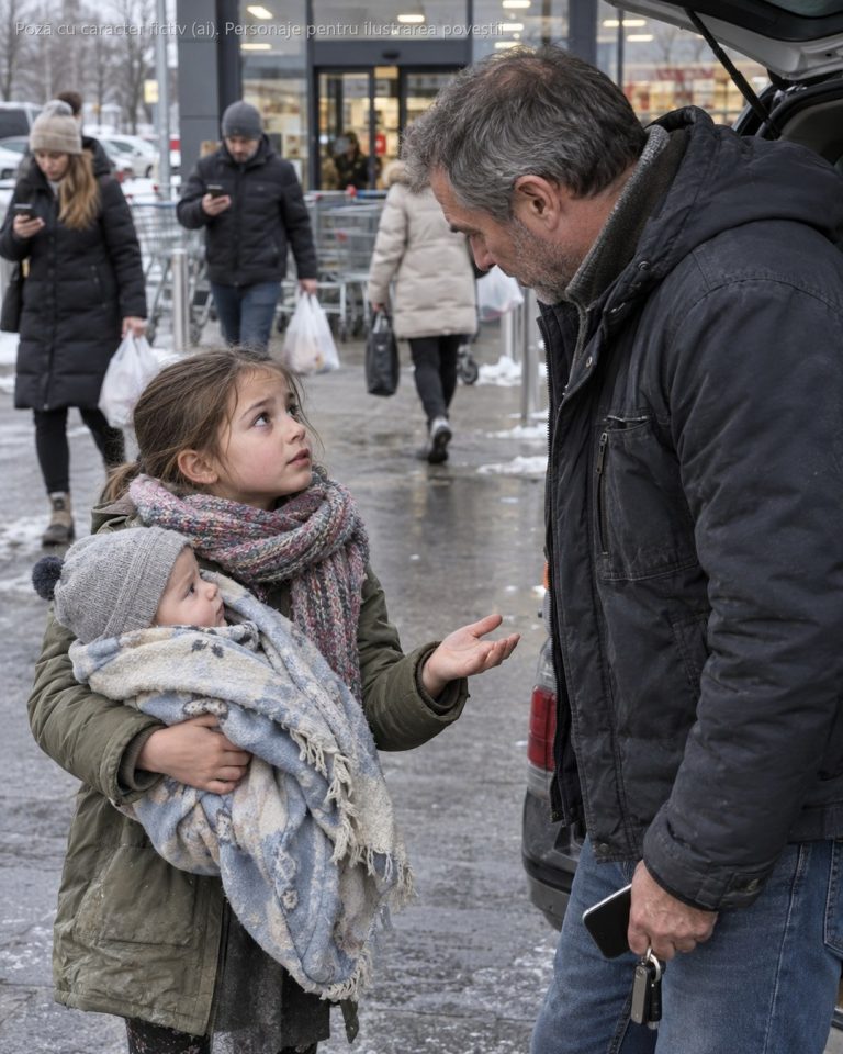 Aveam mașina plină și telefonul lipit de ureche când o fetiță de vreo 9 ani m-a oprit în fața magazinului: „Domnule, vă dau banii înapoi când mă fac mare, am nevoie doar de o cutie de lapte pentru frățiorul meu, plânge de foame.” Frate-meu murise la 6 luni, iarna, exact așa…