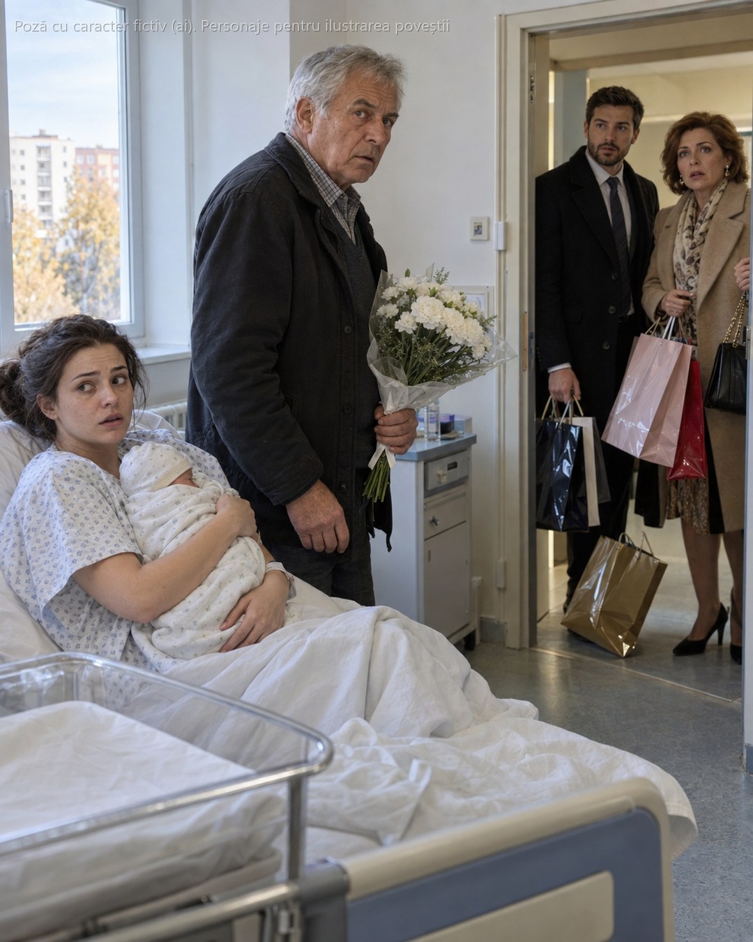 Când bunicul a intrat în salon, la câteva ore după ce o născusem pe fetița mea, m-a mângâiat pe păr și m-a întrebat blând: „Draga mea, nu ți-au ajuns cei 3.000 de lei pe care ți i-am trimis în fiecare lună?” Mi s-a oprit inima — eu nu văzusem în viața mea banii ăia…