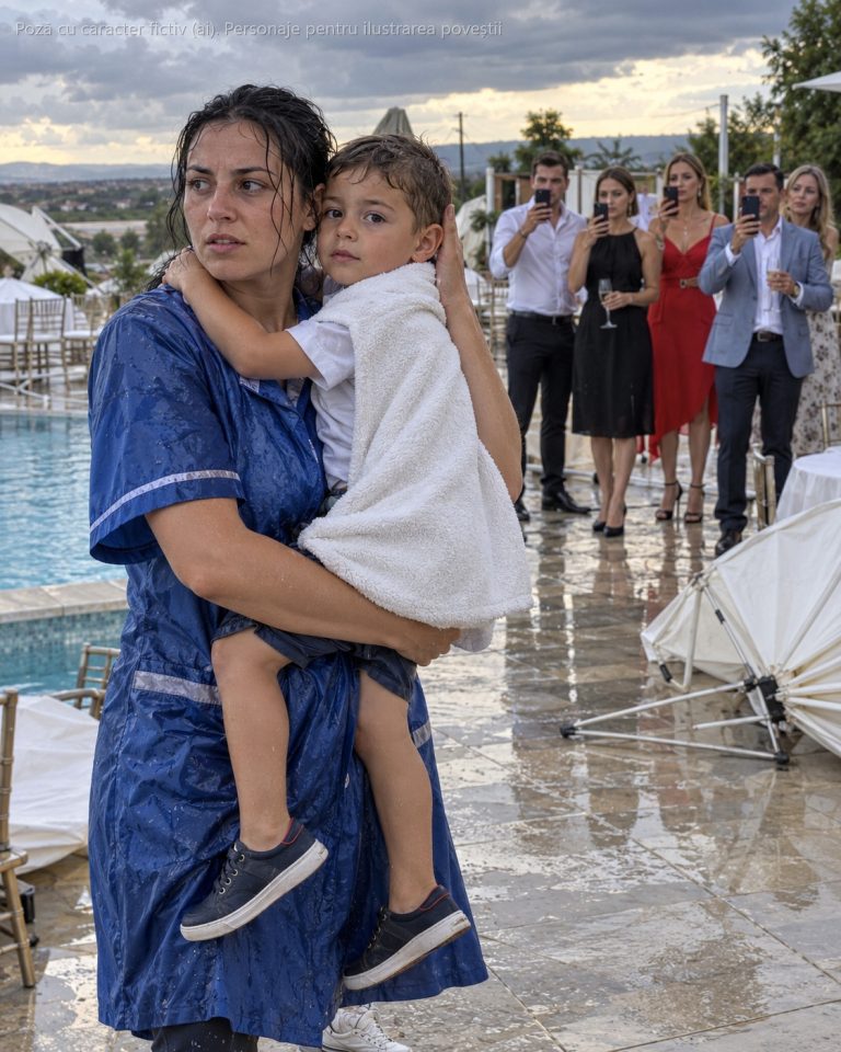 Un copil de 4 ani se scufunda în piscină, iar 15 adulți în haine scumpe stăteau pe margine și se uitau. Eu spălam geamurile de la bar când am auzit țipătul mamei…