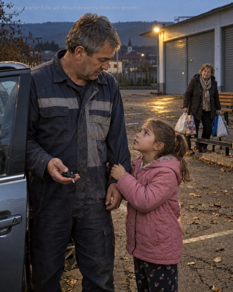 O fetiță de 7 ani m-a prins de mânecă în parcarea de lângă atelier și mi-a șoptit să nu pornesc mașina. Am crezut că se joacă — până mi-a spus ce vorbeau cei doi bărbați într-o limbă pe care erau siguri că n-o pricepe nimeni în jur…