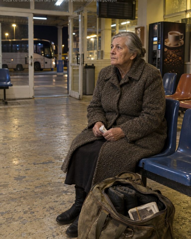 Fiul m-a dus la autogară la miezul nopții, mi-a cumpărat bilet, m-a pupat pe frunte și a plecat zâmbind. Am stat pe scaunul ăla aproape o zi întreagă, până am înțeles că autobuzul plecase demult și că nimeni nu mai vine după mine…