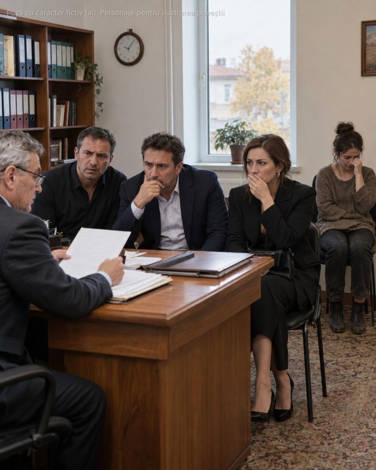 Mama a murit singură la țară, iar noi trei nu ne-am obosit să venim nici la înmormântare. După o săptămână ne-a chemat notarul, convinși că împărțim casa frățește — până când a citit ce scria acolo…
