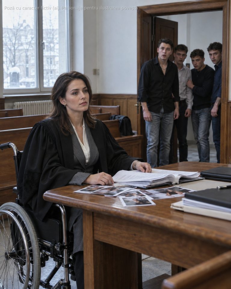 Râdeau de mine în holul tribunalului, în scaunul cu rotile, și mă întrebau „nu ți-e rușine să stai printre oameni normali?”. Peste 20 de minute, aceiași băieți intrau în sala de judecată unde procesul lor mă aștepta chiar pe mine…