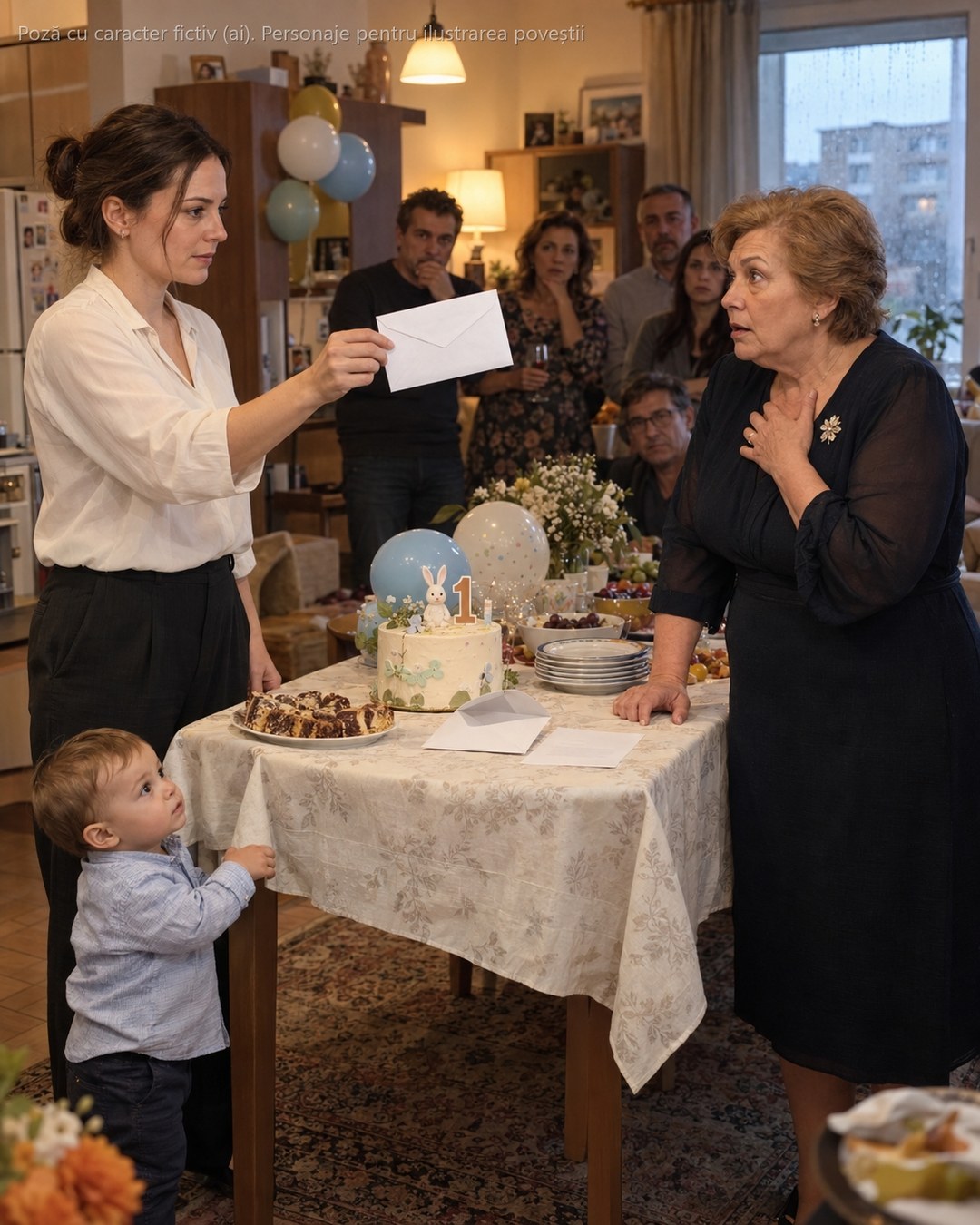Soacra a cerut test ADN pentru băiețelul meu, convinsă că l-am înșelat pe fiul ei. Am zâmbit și am spus „bine, facem testul” — dar am pus și eu o condiție care a albit-o la petrecerea de 1 an…