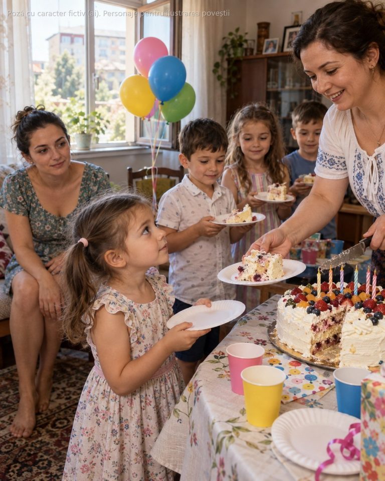Sora soțului meu i-a spus fetiței mele de 4 ani, de față cu toți copiii: „Pentru tine nu mai e tort”. Atunci am făcut ceva ce nu credeam că sunt în stare la o petrecere în familie…