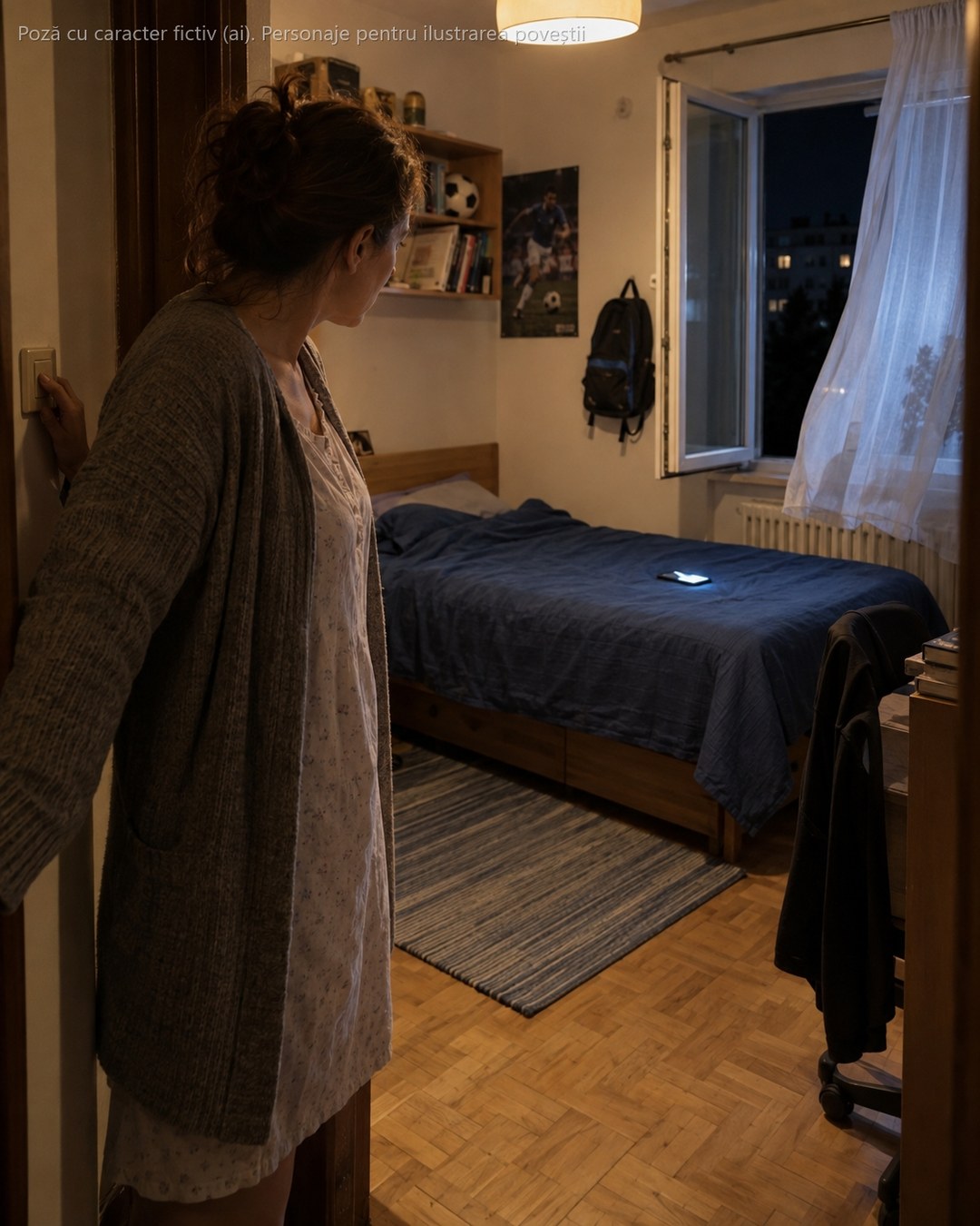 M-am trezit la 3 noaptea să beau apă și am auzit vocea băiatului meu din camera lui: „Mama, stinge lumina.” Am stins-o pe loc. Abia în pat mi-a înghețat sângele — Andrei era plecat de 2 zile în tabără…